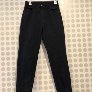 John Galt High Waisted Black Jeans